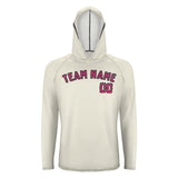 Custom Cream Pink UV-Hoodie