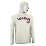 Custom Cream Pink UV-Hoodie