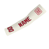 Custom Cream Red Arm Sleeve