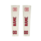 Custom Cream Red Arm Sleeve