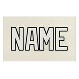 Custom Cream White Beach Towel