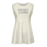 Custom Cream White Cheerleader Dress