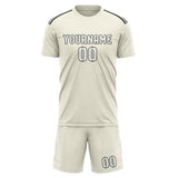 Custom Cream White Soccer Jersey