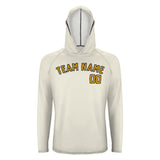 Custom Cream Yellow UV-Hoodie