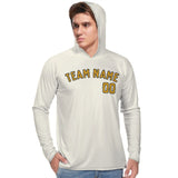 Custom Cream Yellow UV-Hoodie