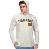 Custom Cream Khaki UV-Hoodie