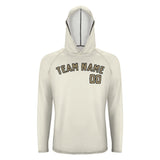 Custom Cream Light Khaki UV-Hoodie