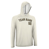 Custom Cream Light Khaki UV-Hoodie