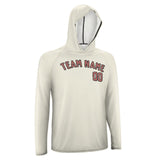 Custom Cream Copper Rose UV-Hoodie