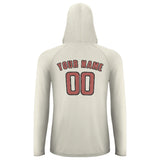Custom Cream Copper Rose UV-Hoodie