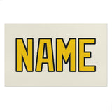 Custom Cream Gold Beach Towel