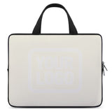 Custom Cream White Laptop Bag