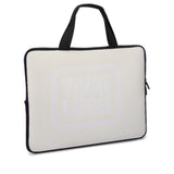 Custom Cream White Laptop Bag
