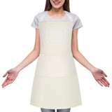 Custom Cream White Apron