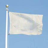 Custom Cream White Flag