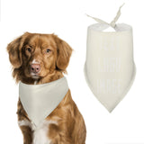 Custom Cream White Pet Scarf