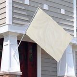 Custom Cream White Flag