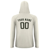 Custom Cream Olive UV-Hoodie