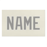 Custom Cream Gray Beach Towel