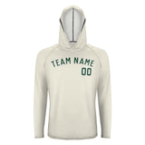 Custom Cream Green UV-Hoodie