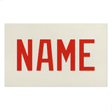 Custom Cream Orange Red Beach Towel