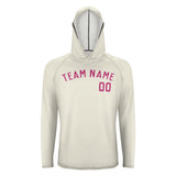 Custom Cream Pink UV-Hoodie