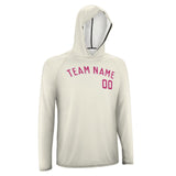 Custom Cream Pink UV-Hoodie