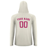 Custom Cream Pink UV-Hoodie