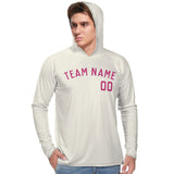 Custom Cream Pink UV-Hoodie