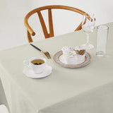 Custom Cream White Square Table Cloth
