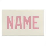 Custom Cream Light Pink Beach Towel