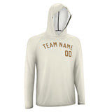 Custom Cream Khaki UV-Hoodie