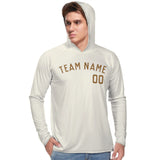 Custom Cream Khaki UV-Hoodie