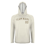 Custom Cream Light Khaki UV-Hoodie
