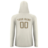 Custom Cream Light Khaki UV-Hoodie