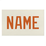 Custom Cream Orange Beach Towel