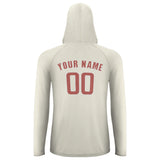 Custom Cream Copper Rose UV-Hoodie