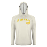 Custom Cream Gold UV-Hoodie