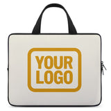 Custom Cream Yellow Laptop Bag