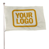 Custom Cream Yellow Flag