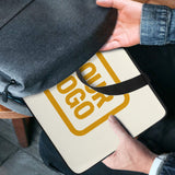 Custom Cream Yellow Laptop Bag