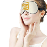 Custom Cream Yellow Sleep Mask