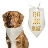 Custom Cream Yellow Pet Scarf