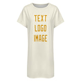 Custom Cream Yellow Nachthemd