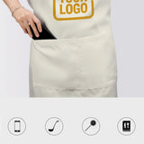 Custom Cream Yellow Apron