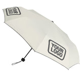 Custom Cream Dark Grey Automatic Umbrella