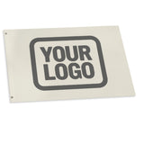 Custom Cream Dark Grey Flag