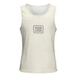 Custom Cream Gray Men's Tank Top