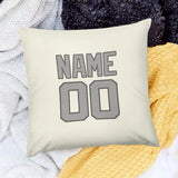 Custom Cream Gray Pillowcase