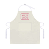 Custom Cream Light Pink Apron